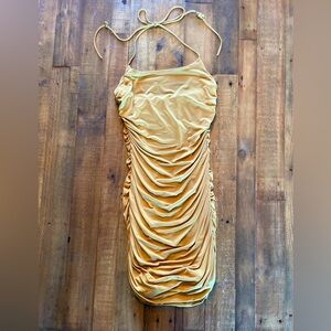 Lucy in the Sky ruched dress, size medium